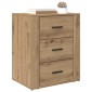 vidaXL Κομοδίνο Artisan Oak 35 x 50 x 60 εκ Επεξεργασμένο Ξύλο