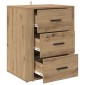 vidaXL Κομοδίνο Artisan Oak 35 x 50 x 60 εκ Επεξεργασμένο Ξύλο