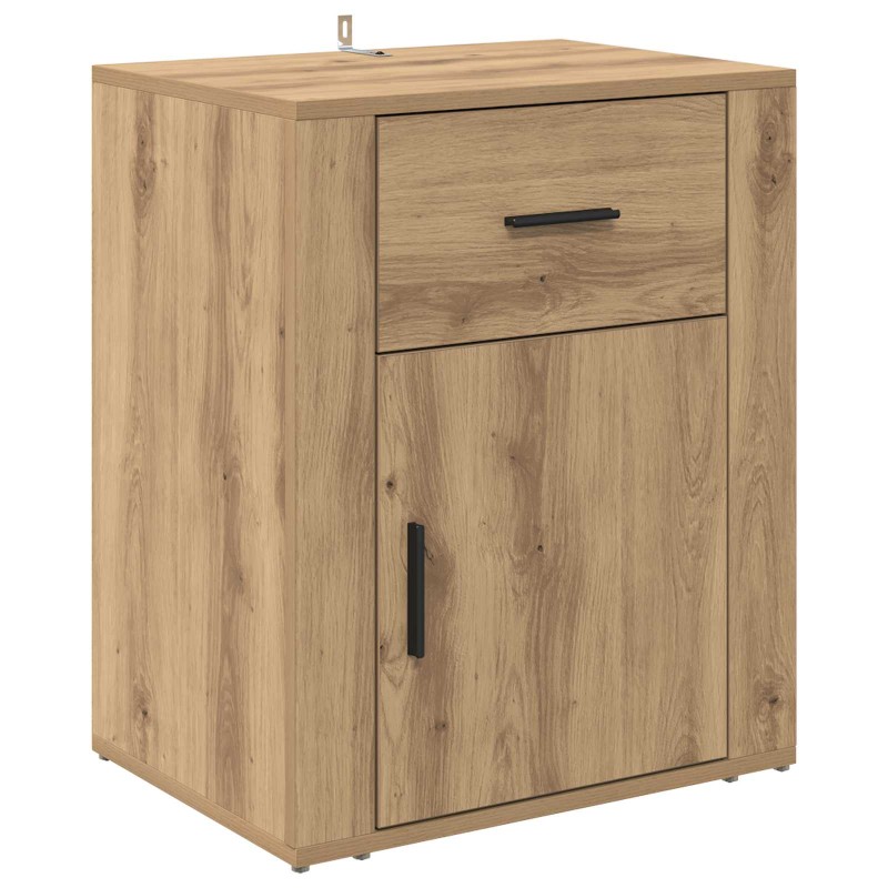 vidaXL Κομοδίνο Artisan Oak 35 x 50 x 60 εκ Επεξεργασμένο Ξύλο