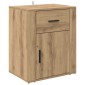 vidaXL Κομοδίνο Artisan Oak 35 x 50 x 60 εκ Επεξεργασμένο Ξύλο