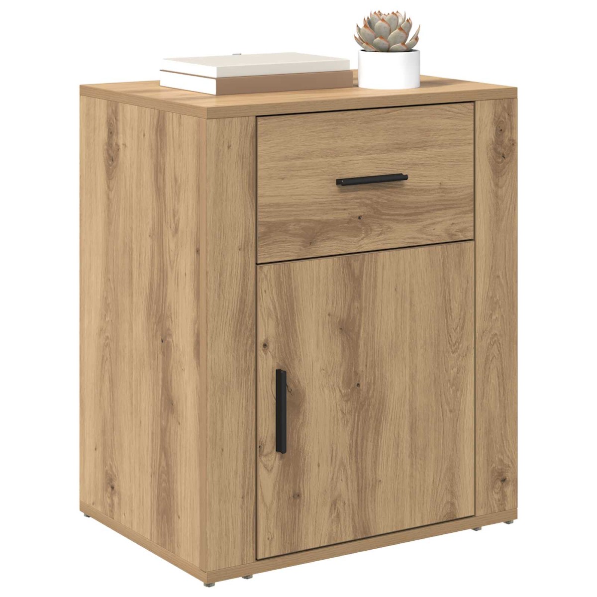 vidaXL Κομοδίνο Artisan Oak 35 x 50 x 60 εκ Επεξεργασμένο Ξύλο