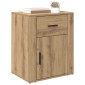 vidaXL Κομοδίνο Artisan Oak 35 x 50 x 60 εκ Επεξεργασμένο Ξύλο
