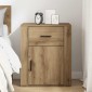 vidaXL Κομοδίνο Artisan Oak 35 x 50 x 60 εκ Επεξεργασμένο Ξύλο