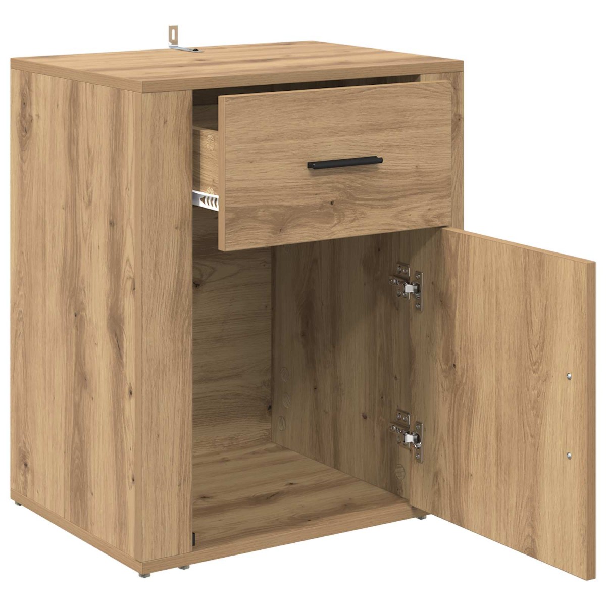 vidaXL Κομοδίνο Artisan Oak 35 x 50 x 60 εκ Επεξεργασμένο Ξύλο