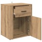 vidaXL Κομοδίνο Artisan Oak 35 x 50 x 60 εκ Επεξεργασμένο Ξύλο