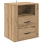 vidaXL Κομοδίνο Artisan Oak 35 x 50 x 60 εκ Επεξεργασμένο Ξύλο