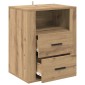 vidaXL Κομοδίνο Artisan Oak 35 x 50 x 60 εκ Επεξεργασμένο Ξύλο