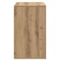 vidaXL Κομοδίνο Artisan Oak 35 x 50 x 60 εκ Επεξεργασμένο Ξύλο