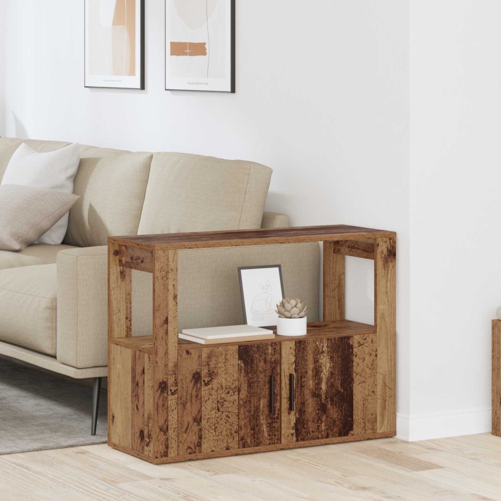 vidaXL Πλαϊνό γραφείο Παλαιό ξύλο 80 x 30 x 60 cm Επεξεργασμένο Ξύλο