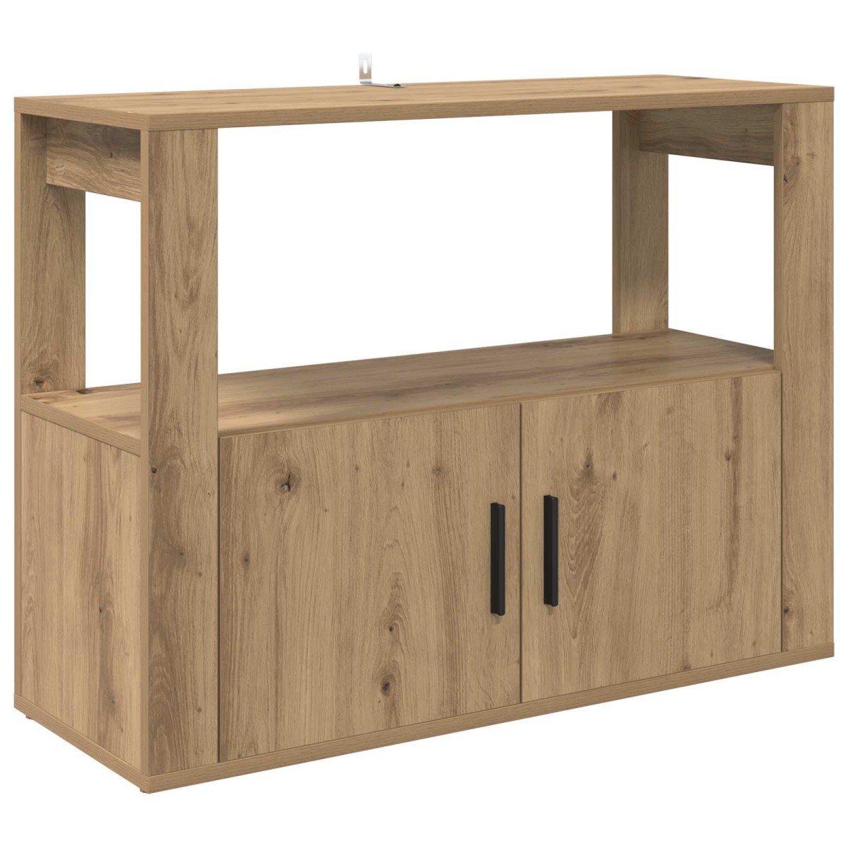 vidaXL Πλαϊνό γραφείο artisan δρυς 80 x 30 x 60 cm Επεξεργασμένο Ξύλο