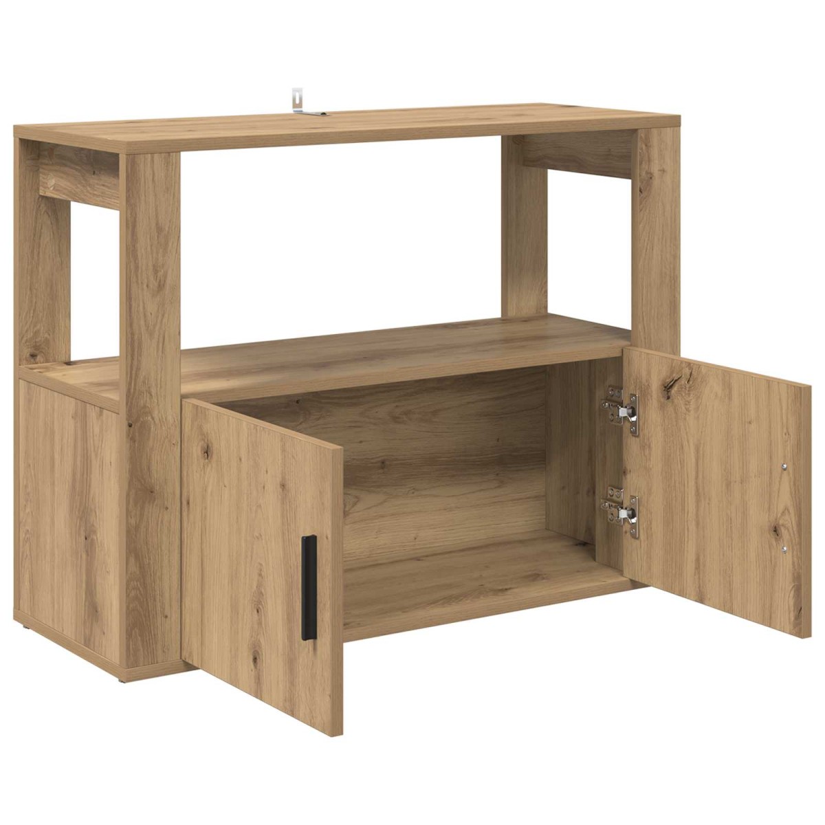 vidaXL Πλαϊνό γραφείο artisan δρυς 80 x 30 x 60 cm Επεξεργασμένο Ξύλο