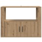 vidaXL Πλαϊνό γραφείο artisan δρυς 80 x 30 x 60 cm Επεξεργασμένο Ξύλο