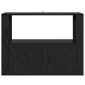 vidaXL Πλαϊνό γραφείο Μαύρη δρυς 80 x 30 x 60 cm Επεξεργασμένο Ξύλο