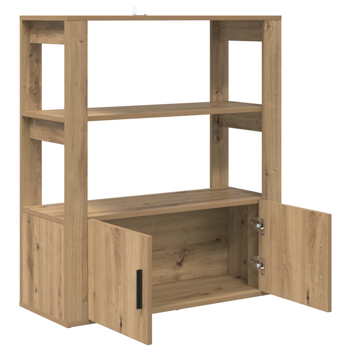 vidaXL Πλαϊνό γραφείο artisan δρυς 30 x 80 x 90 εκ Επεξεργασμένο Ξύλο
