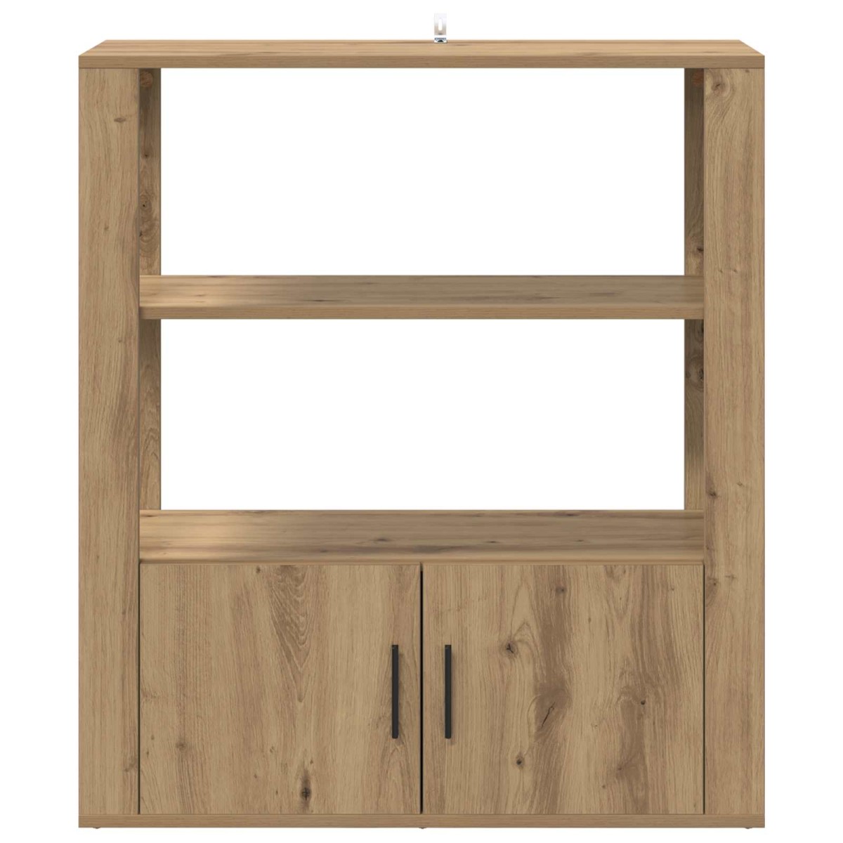 vidaXL Πλαϊνό γραφείο artisan δρυς 30 x 80 x 90 εκ Επεξεργασμένο Ξύλο