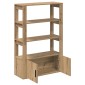 vidaXL Πλαϊνό γραφείο artisan δρυς 30 x 80 x 119.5 εκ