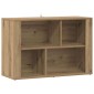 vidaXL Πλαϊνό γραφείο Artisan Oak 80 x 30 x 53 εκ. Επεξεργασμένο Ξύλο