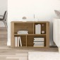 vidaXL Πλαϊνό γραφείο Artisan Oak 80 x 30 x 53 εκ. Επεξεργασμένο Ξύλο