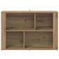 vidaXL Πλαϊνό γραφείο Artisan Oak 80 x 30 x 53 εκ. Επεξεργασμένο Ξύλο