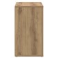 vidaXL Πλαϊνό γραφείο Artisan Oak 80 x 30 x 53 εκ. Επεξεργασμένο Ξύλο