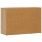 vidaXL Πλαϊνό γραφείο Artisan Oak 80 x 30 x 53 εκ. Επεξεργασμένο Ξύλο
