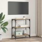 vidaXL Βιβλιοθήκη 3 επιπέδων 60 x 33 x 70,5 εκ. artisan δρυς