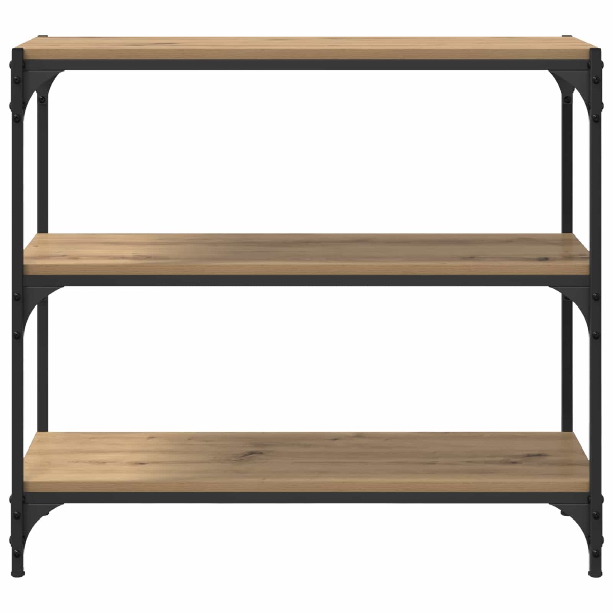vidaXL Βιβλιοθήκη 3 επιπέδων 80 x 33 x 70,5 εκ. Artisan Oak