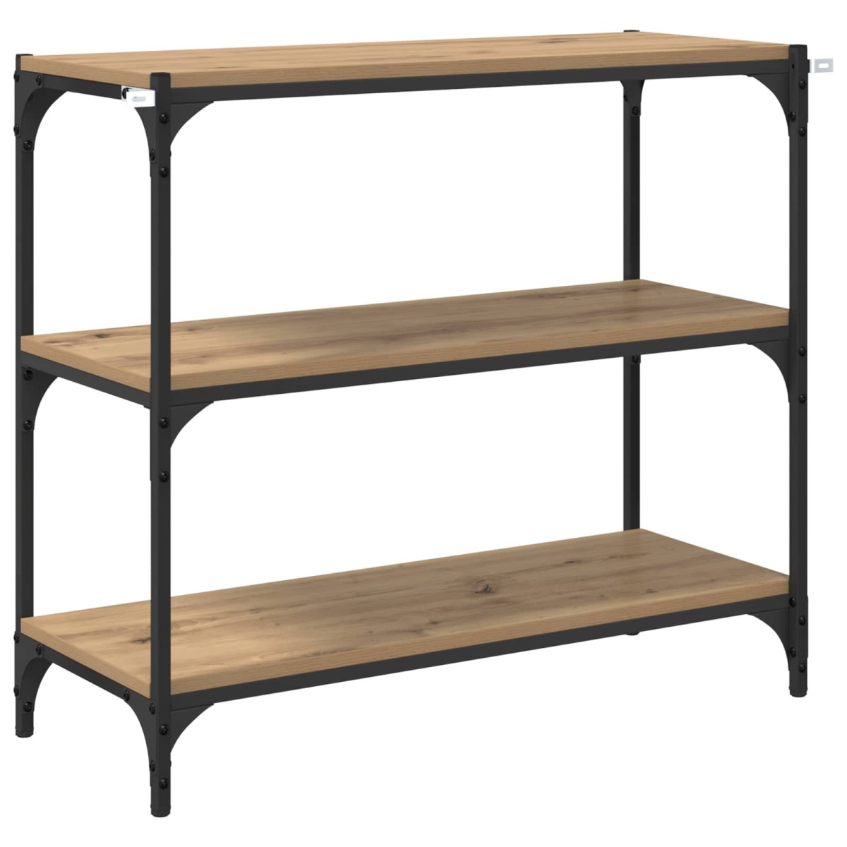 vidaXL Βιβλιοθήκη 3 επιπέδων 80 x 33 x 70,5 εκ. Artisan Oak