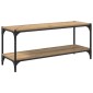 vidaXL Ντουλάπι TV 2 επιπέδων 100x33x41εκ. Artisan Oak