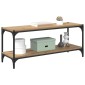 vidaXL Ντουλάπι TV 2 επιπέδων 100x33x41εκ. Artisan Oak