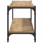 vidaXL Ντουλάπι TV 2 επιπέδων 100x33x41εκ. Artisan Oak
