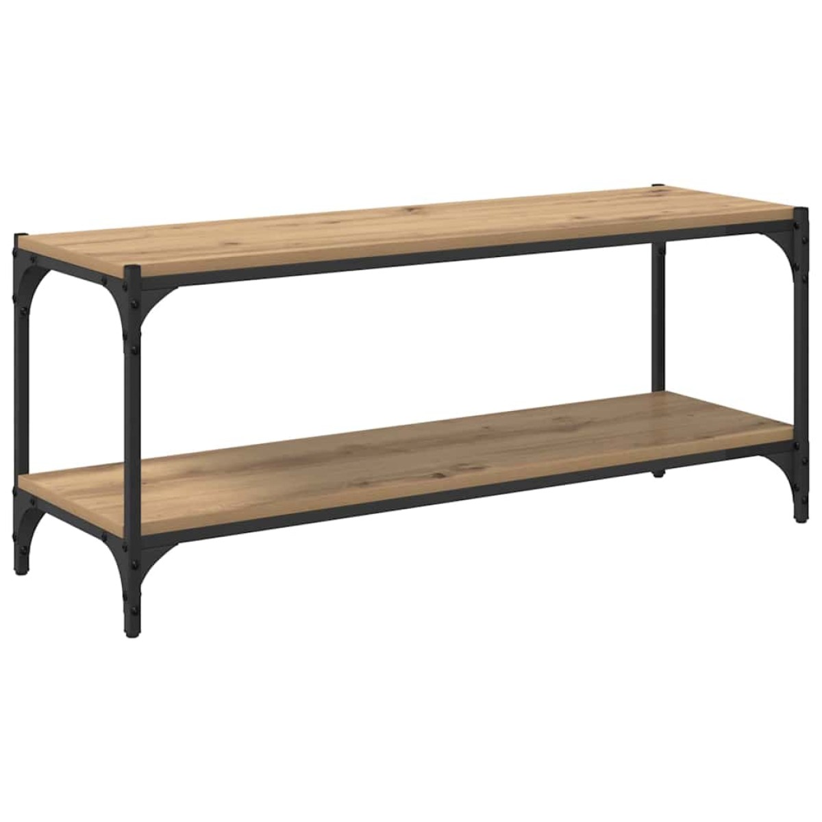 vidaXL Ντουλάπι TV 2 επιπέδων 100x33x41εκ. Artisan Oak