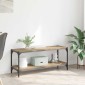 vidaXL Ντουλάπι TV 2 επιπέδων 100x33x41εκ. Artisan Oak