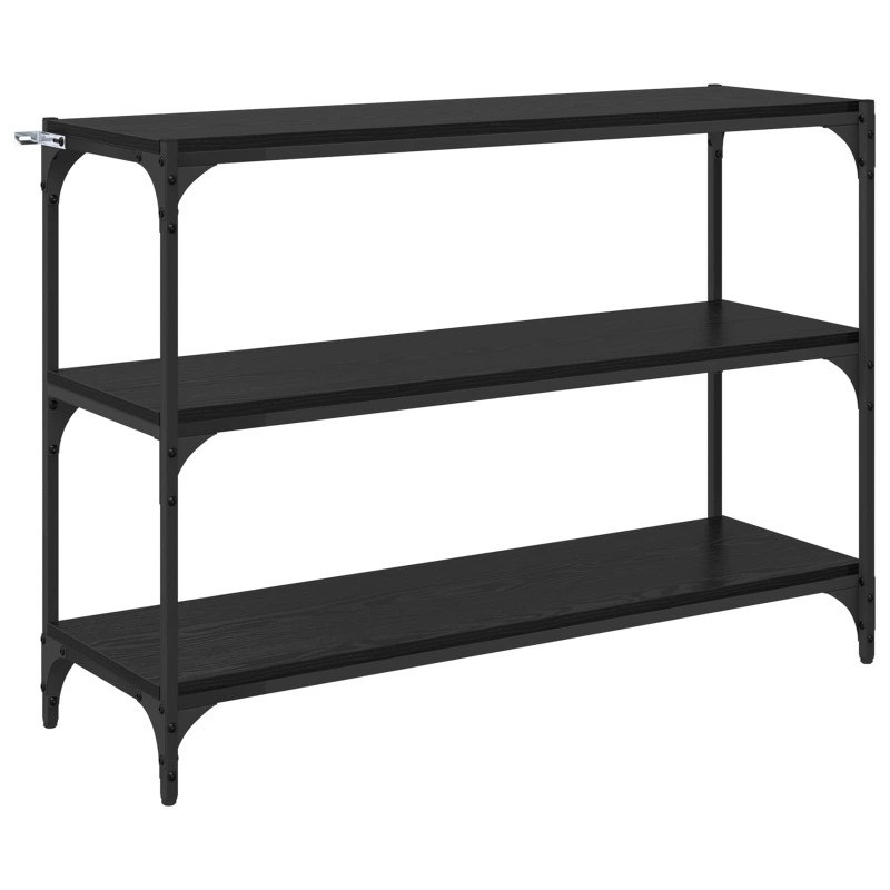 vidaXL Βιβλιοθήκη Μαύρη δρυς 100 x 33 x 70,5 εκ.