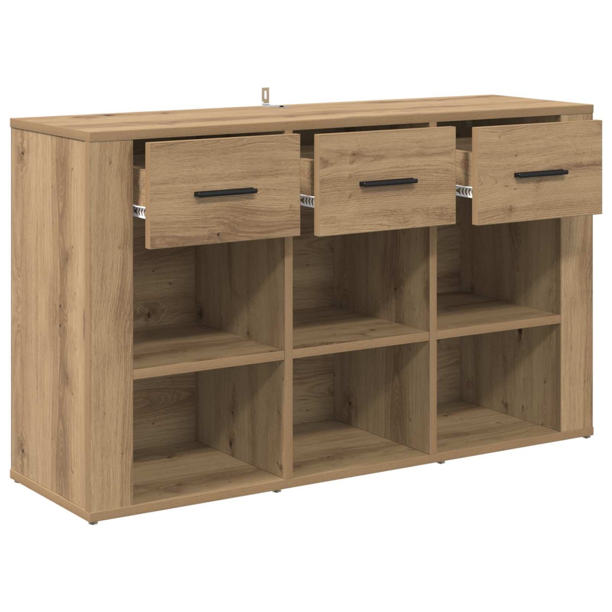 vidaXL Πλαϊνό γραφείο Artisan Oak 100 x 30 x 59,5 εκ