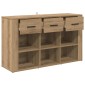 vidaXL Πλαϊνό γραφείο Artisan Oak 100 x 30 x 59,5 εκ