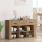 vidaXL Πλαϊνό γραφείο Artisan Oak 100 x 30 x 59,5 εκ