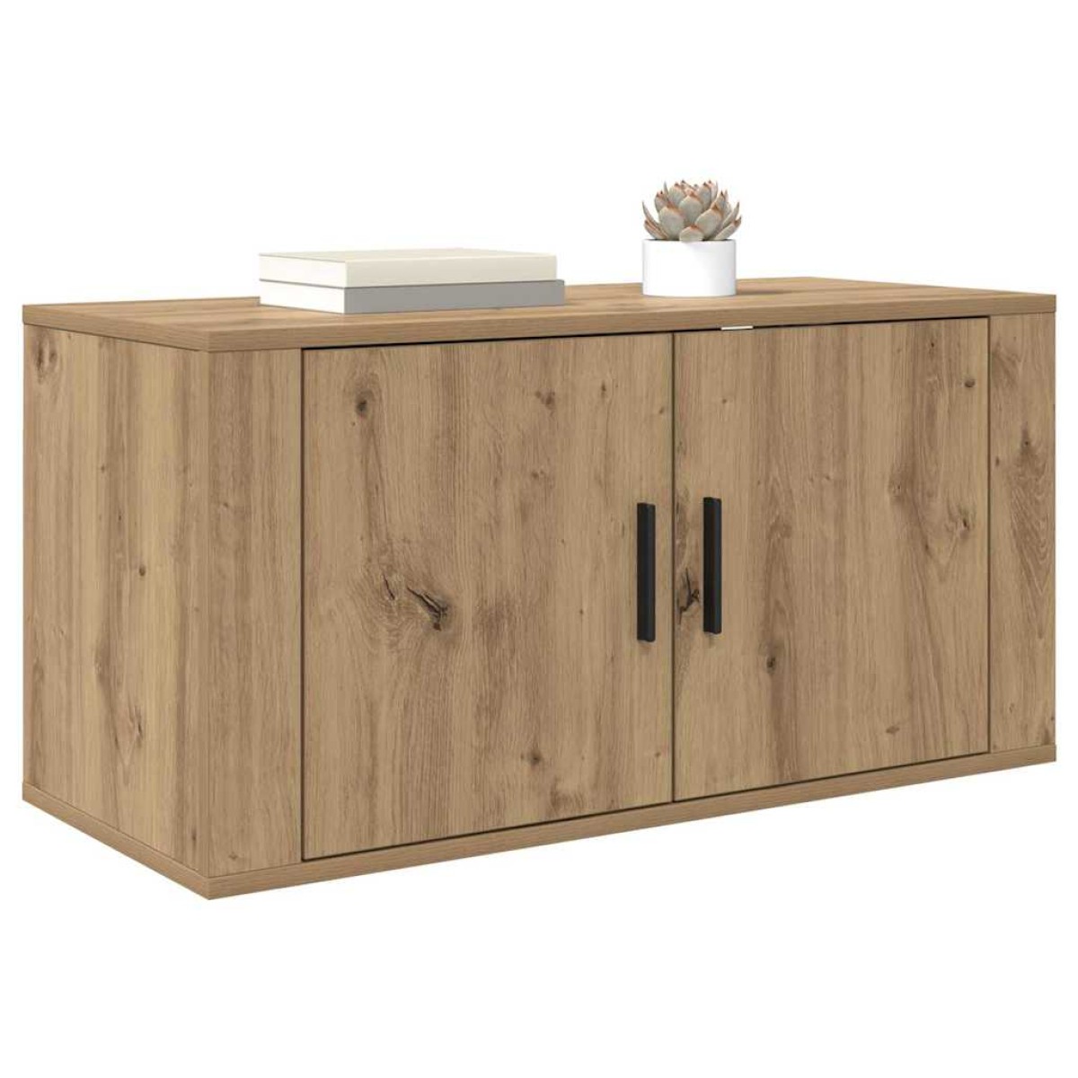 vidaXL Κρεμαστό Ντουλάπι Τηλεόρασης 80 x 34.5 x 40 εκ artisan δρυς