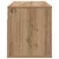 vidaXL Κρεμαστό Ντουλάπι Τηλεόρασης 80 x 34.5 x 40 εκ artisan δρυς