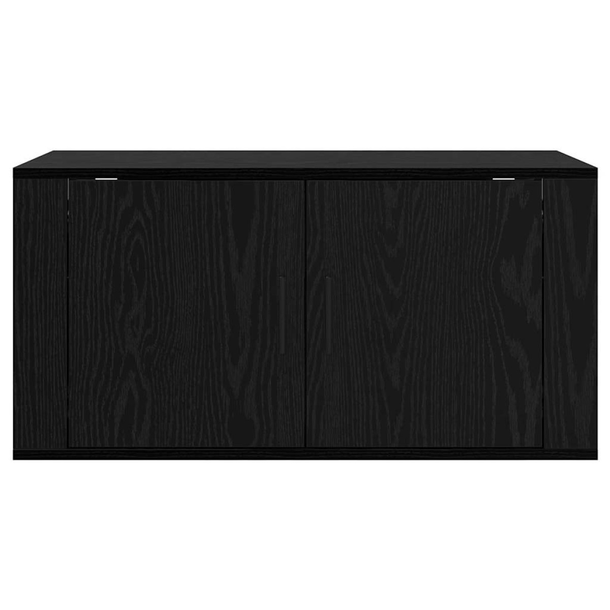 vidaXL Κρεμαστό Ντουλάπι Τηλεόρασης 80 x 34.5 x 40 εκ Μαύρη δρυς