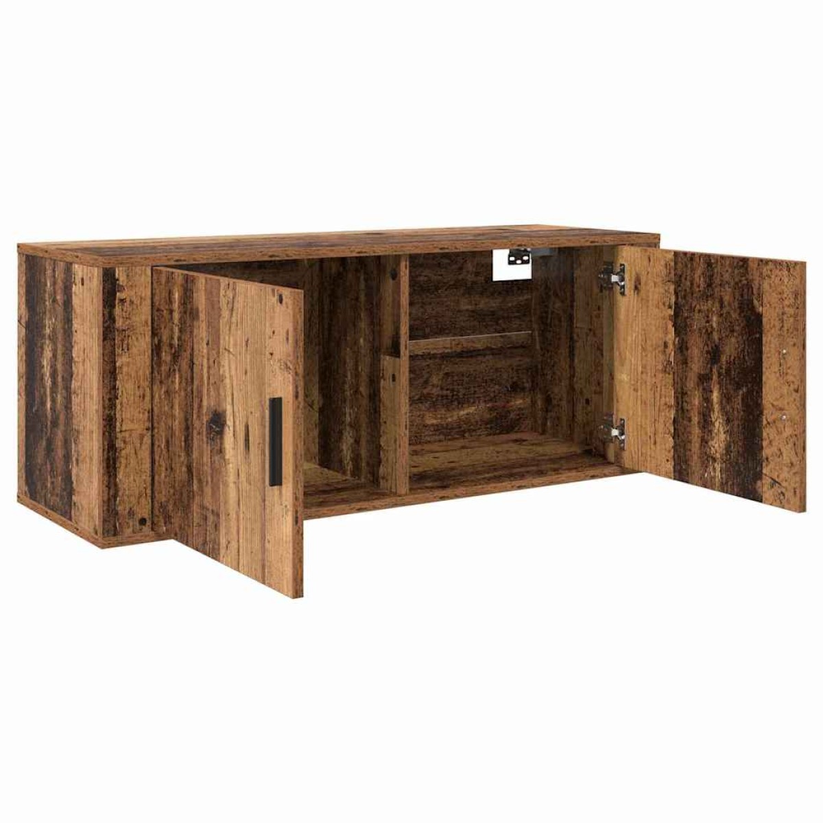 vidaXL Κρεμαστό Ντουλάπι Τηλεόρασης 100 x 34,5 x 40 εκ Παλιό Ξύλο