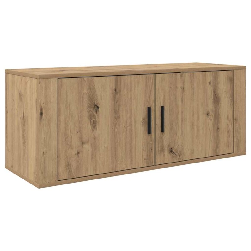 vidaXL Κρεμαστό Ντουλάπι Τηλεόρασης 100 x 34,5 x 40 εκ Artisan Oak
