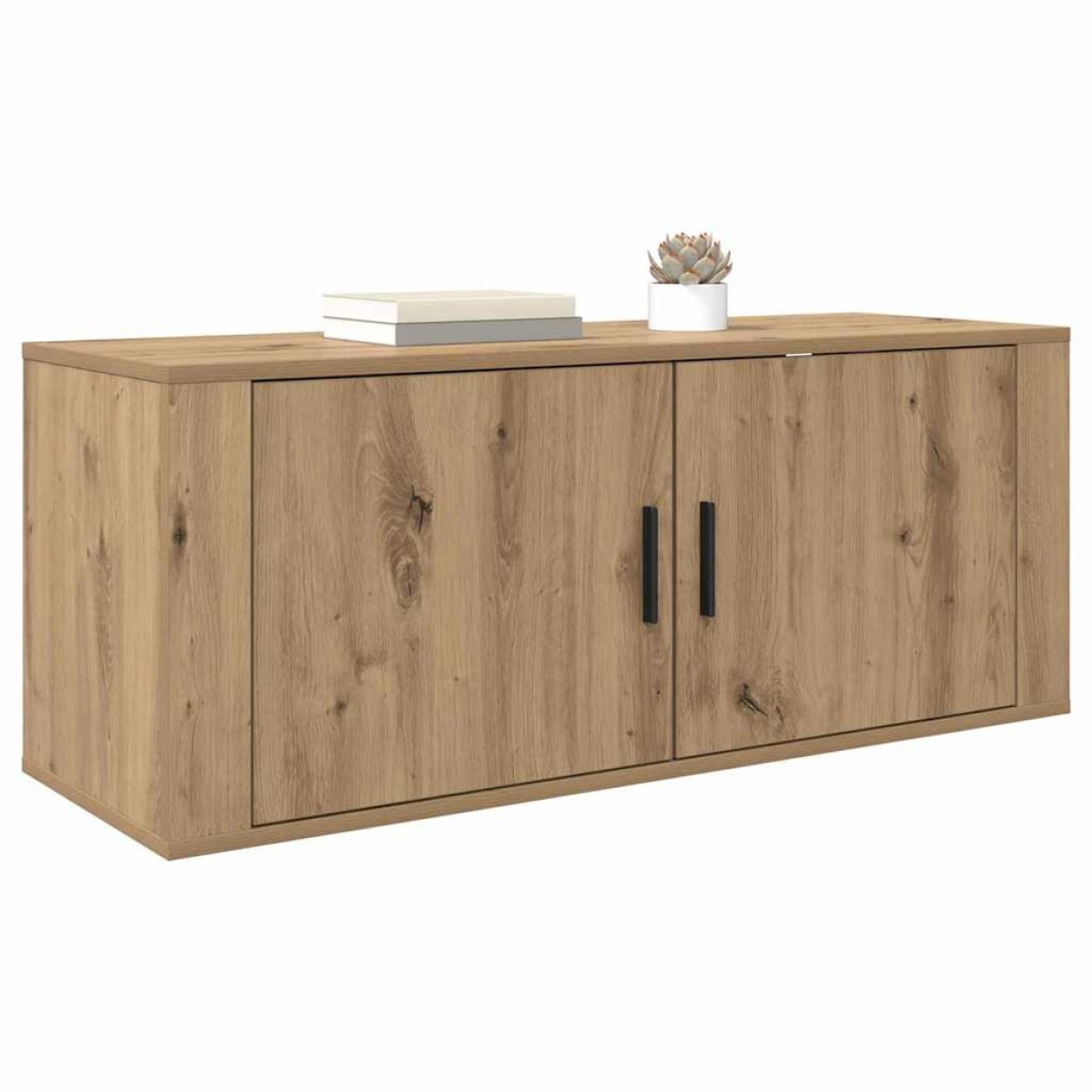 vidaXL Κρεμαστό Ντουλάπι Τηλεόρασης 100 x 34,5 x 40 εκ Artisan Oak