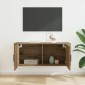vidaXL Κρεμαστό Ντουλάπι Τηλεόρασης 100 x 34,5 x 40 εκ Artisan Oak