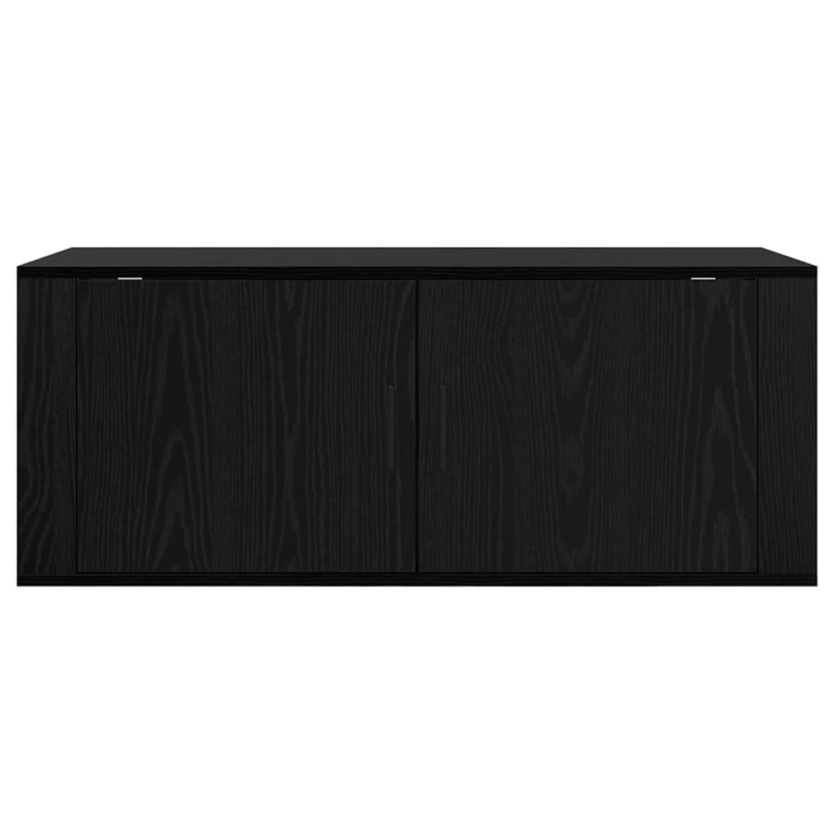 vidaXL Κρεμαστό Ντουλάπι Τηλεόρασης 100 x 34,5 x 40 εκ Μαύρη Οξυά