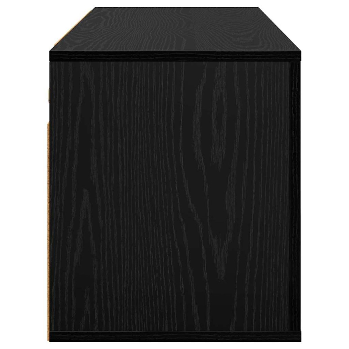 vidaXL Κρεμαστό Ντουλάπι Τηλεόρασης 100 x 34,5 x 40 εκ Μαύρη Οξυά