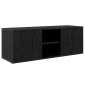 vidaXL Ντουλάπι TV 100 x 31,5 x 35 εκ Μαύρη Οξυά Επεξεργασμένο Ξύλο