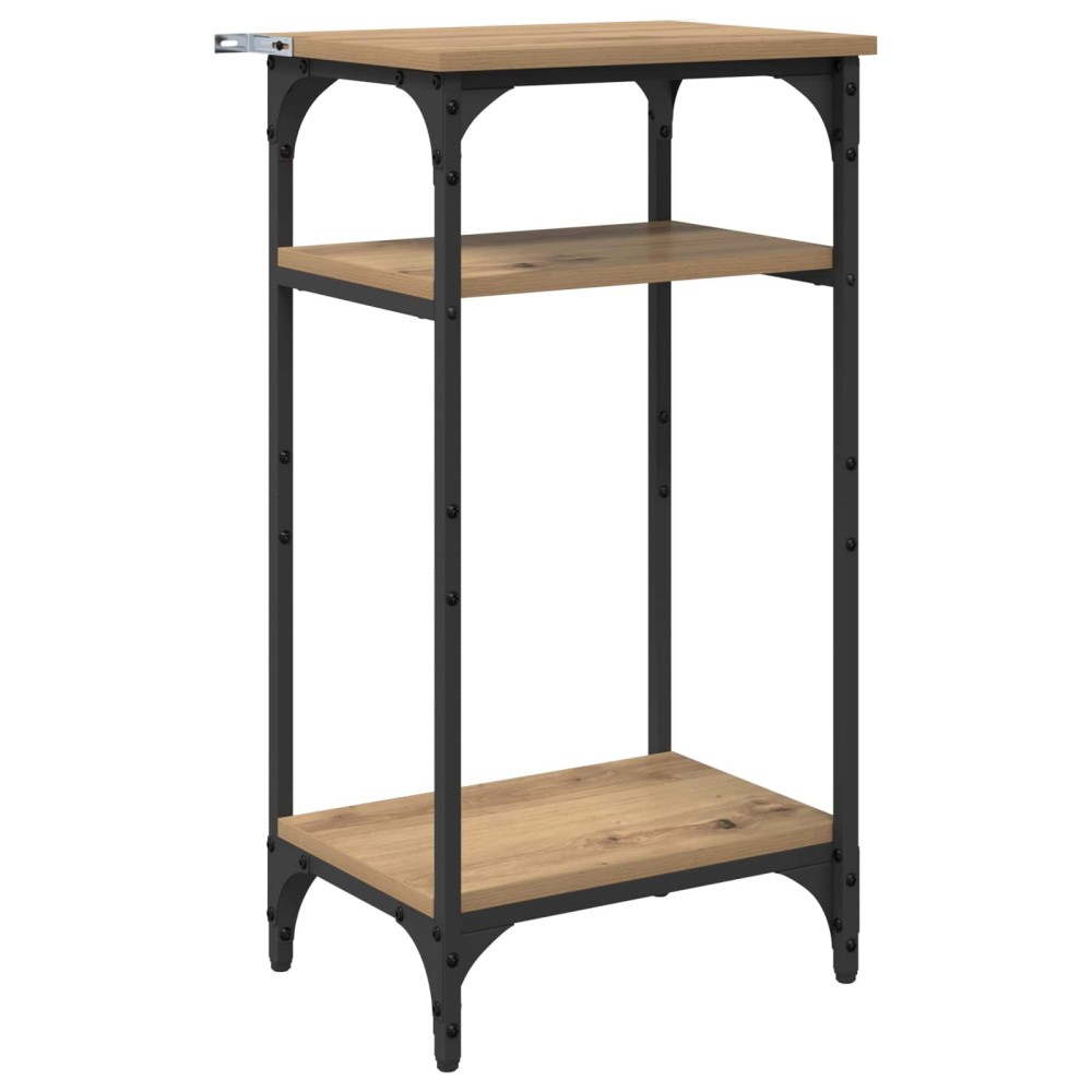 vidaXL Τραπεζάκι Πλευράς Artisan Oak 40 x 30 x 75 cm