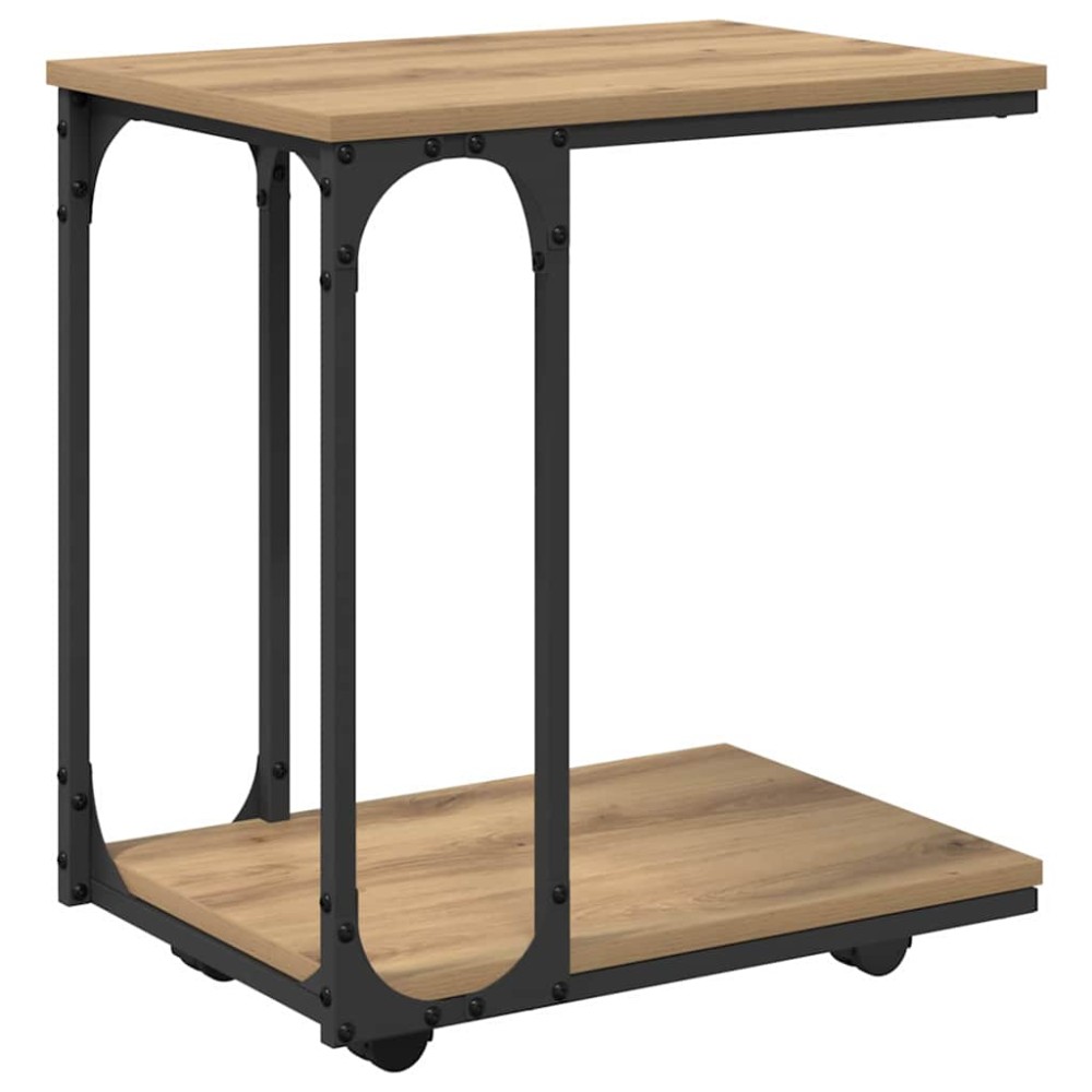 vidaXL Τραπεζάκι Πλευράς Artisan Oak 50 x 35 x 55.5 εκ.