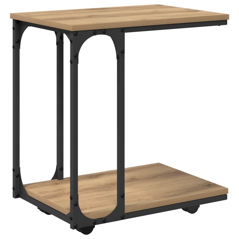 vidaXL Τραπεζάκι Πλευράς Artisan Oak 50 x 35 x 55.5 εκ.